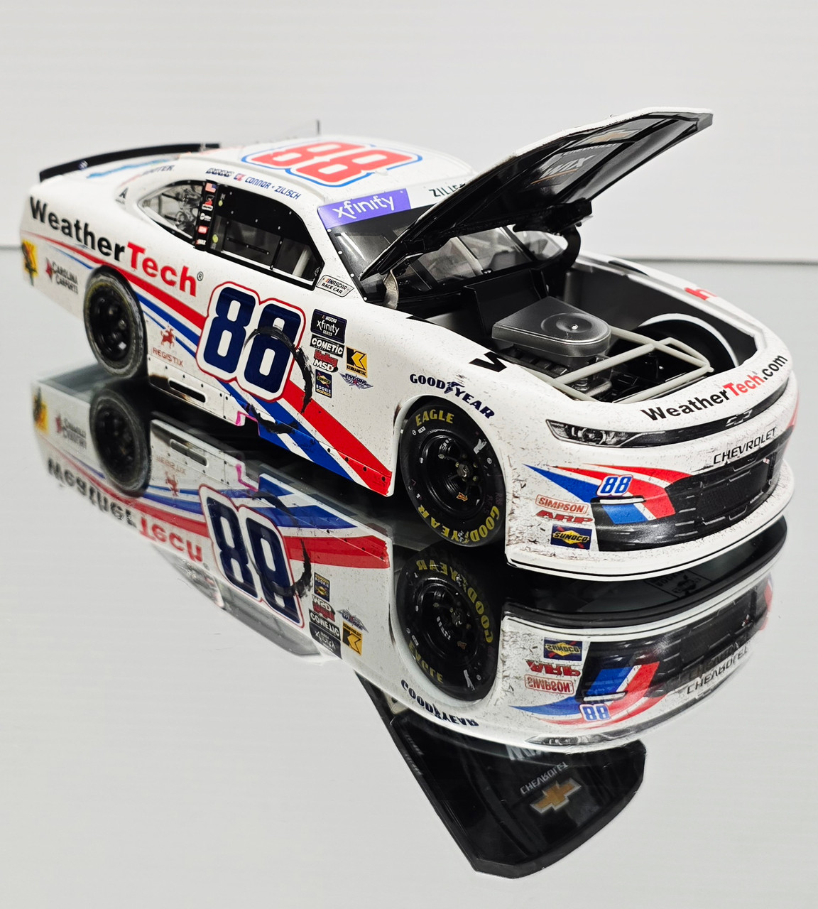 CONNOR ZILISCH 2025 INDY BRICKYARD WIN RACED VERSION WEATHERTECH 1