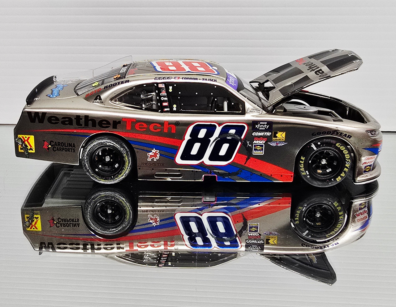 CONNOR ZILISCH 2025 INDY BRICKYARD WIN RACED VERSION WEATHERTECH