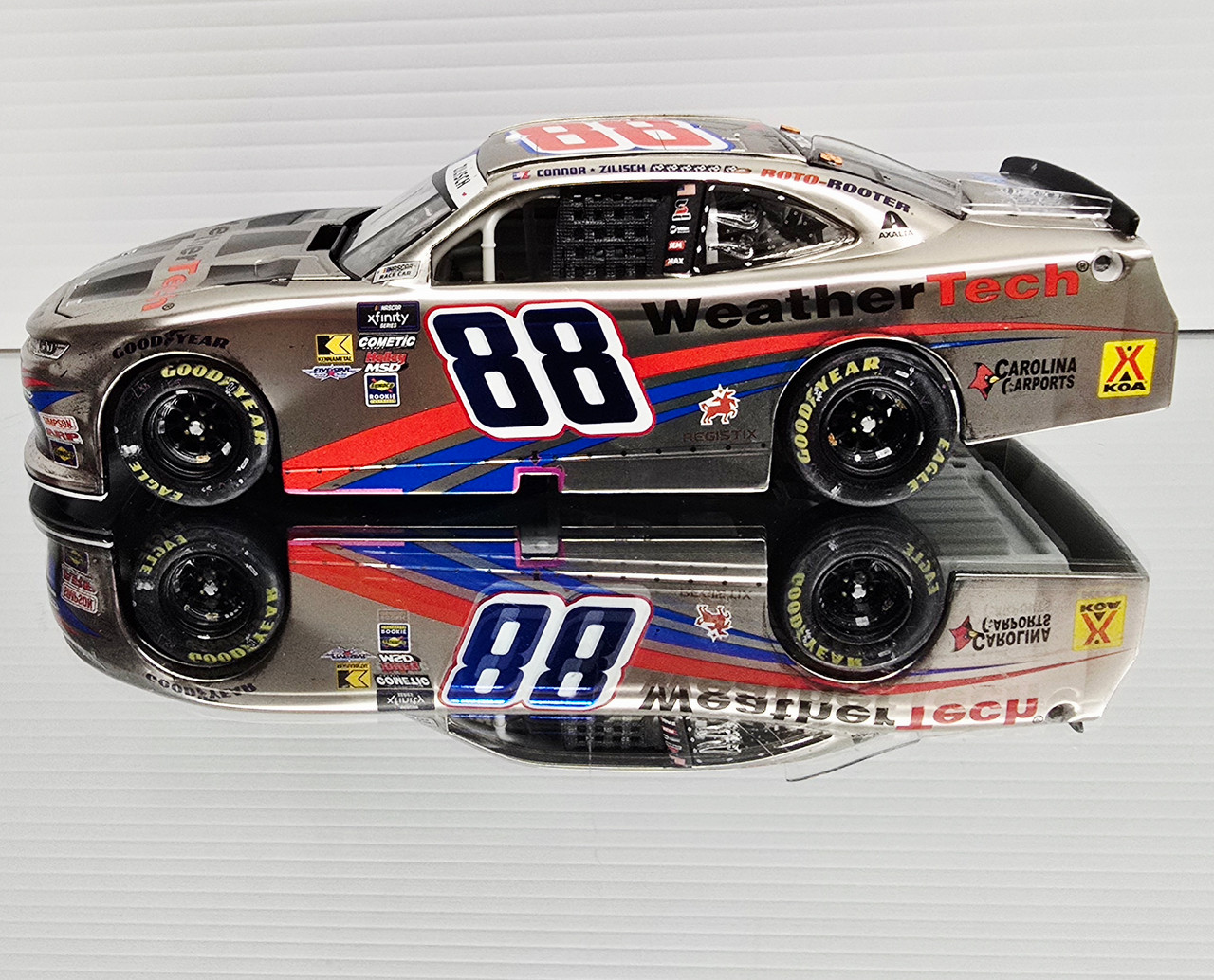 CONNOR ZILISCH 2025 INDY BRICKYARD WIN RACED VERSION WEATHERTECH