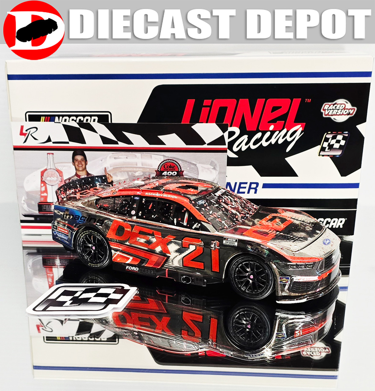 HARRISON BURTON 2024 DAYTONA FIRST WIN / WOOD BROTHERS 100TH WIN