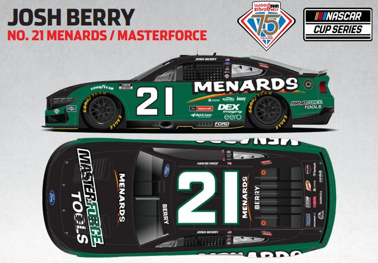 JOSH BERRY 2025 MENARDS/ MASTERFORCE 1/24 ARC DIECAST (ADVANCED ORDER)