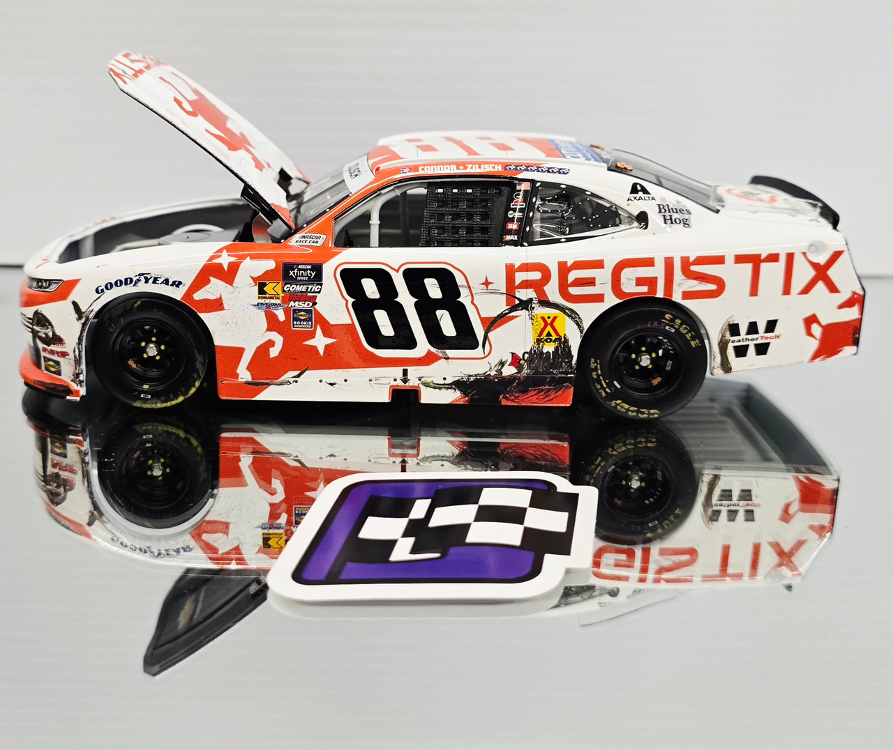 CONNOR ZILISCH 2025 WATKINS GLEN WIN REGISTIX RACED VERSION 1/24