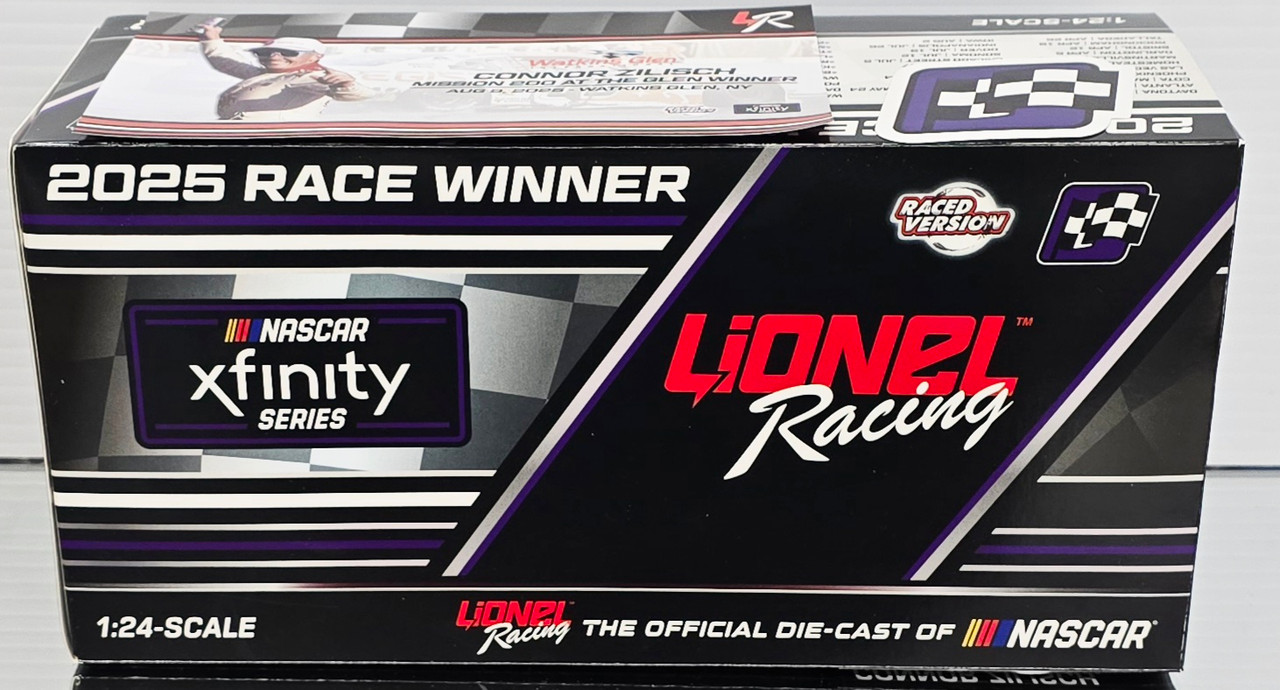 カビゴン　メタリックミニカー シルバー＆レッド CONNOR ZILISCH 2025 WATKINS GLEN WIN REGISTIX RACED VERSION *COLOR