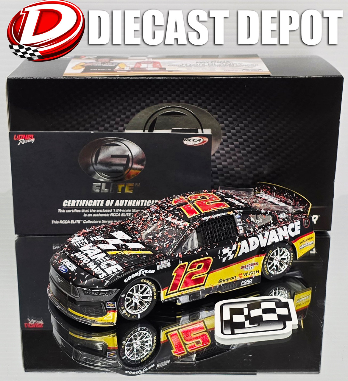RYAN BLANEY 2025 DAYTONA WIN RACED VERSION ADVANCE AUTO PARTS 1/24
