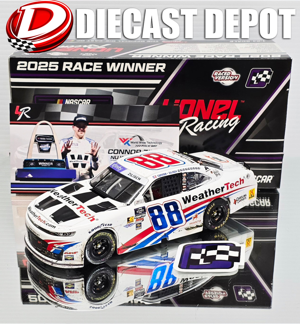 CONNOR ZILISCH 2025 GATEWAY WIN RACED VERSION WEATHERTECH 1/24 ARC