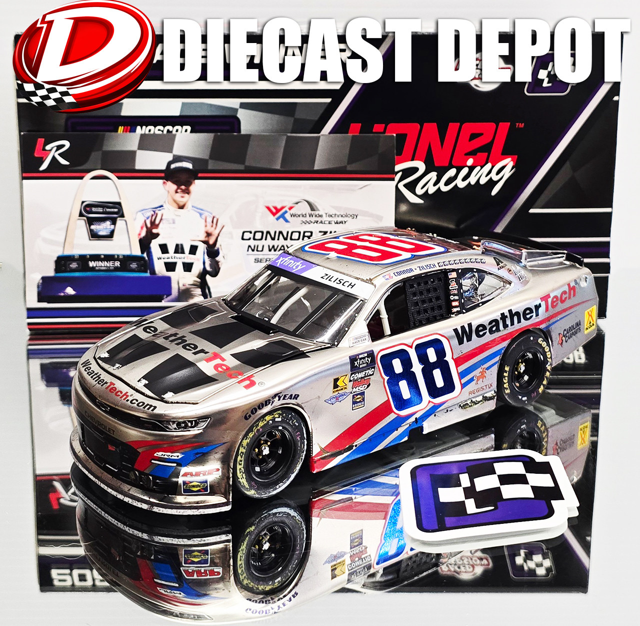 ◎NEIGHBORHOOD◎インセントチェンバー◎ブラックタイガー◎付属品完備 CONNOR ZILISCH 2025 GATEWAY WIN RACED VERSION WEATHERTECH *COLOR