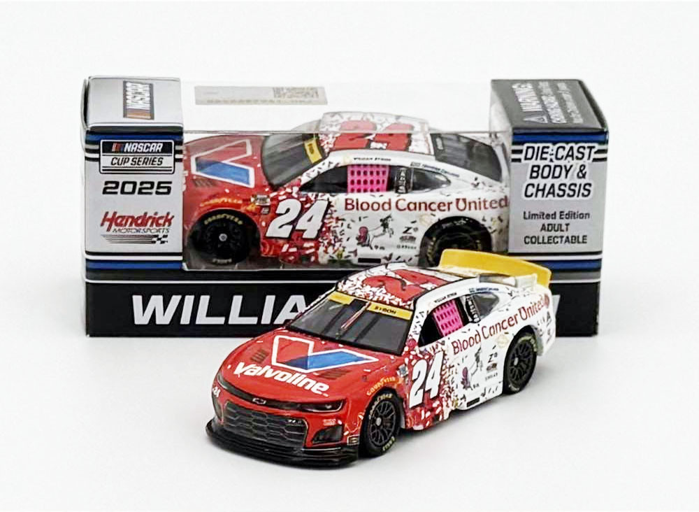 WILLIAM BYRON 2025 VALVOLINE/ BLOOD CANCER UNITED 1/64 ARC DIECAST