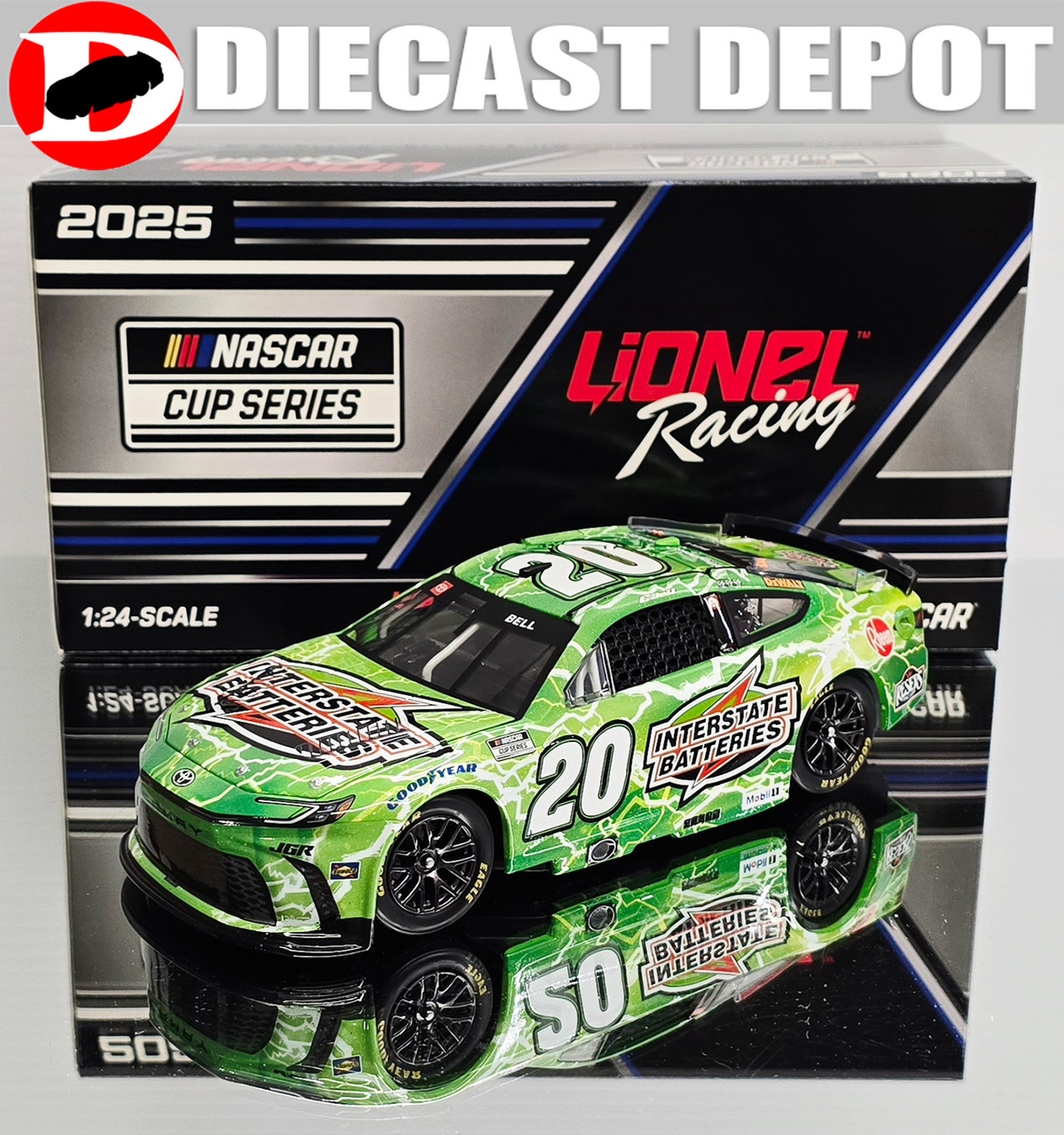 CHRISTOPHER BELL 2025 INTERSTATE BATTERIES 1/24 ARC DIECAST