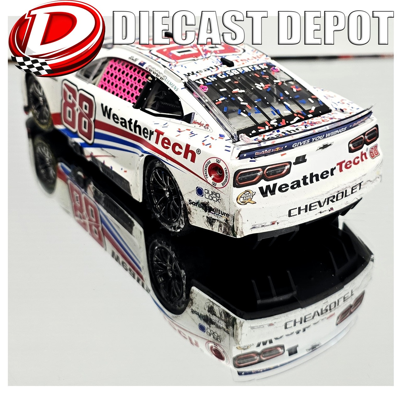 SHANE VAN GISBERGEN 2025 ROVAL WIN RACED VERSION WEATHERTECH 1/24