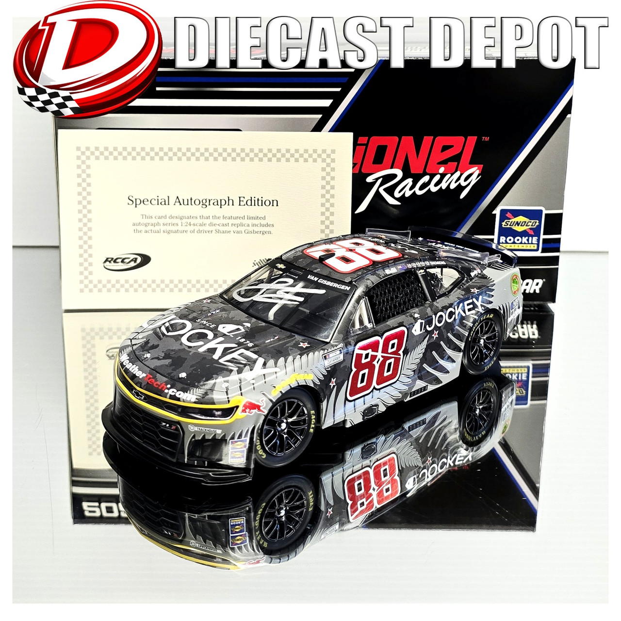 SHANE VAN GISBERGEN 2025 JOCKEY NEW ZEALAND 1/24 ACTION DIECAST
