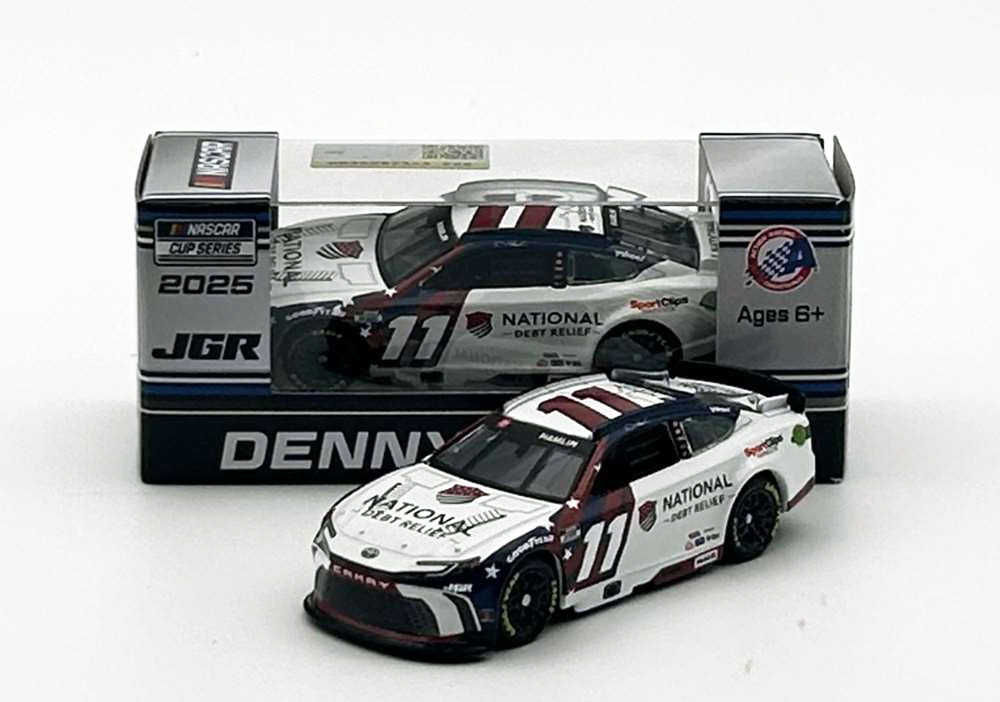 DENNY HAMLIN 2025 NATIONAL DEBT RELIEF 1/64 ARC DIECAST