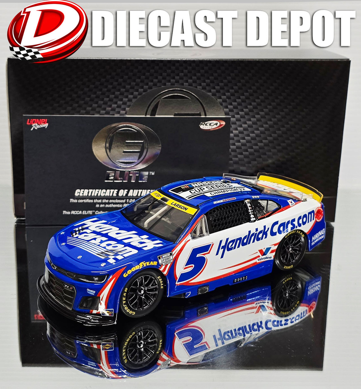 KYLE LARSON 2025 NASCAR CUP SERIES CHAMPIONSHIP 1/24 ELITE DIECAST
