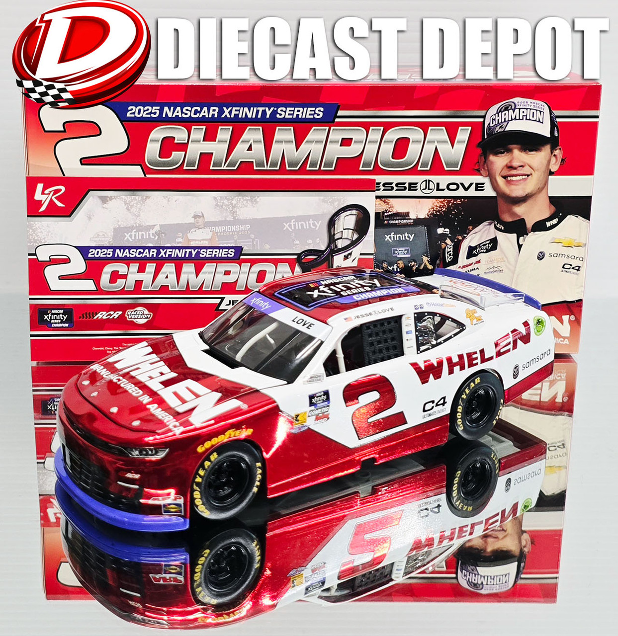JESSE LOVE 2025 XFINITY SERIES CHAMPIONSHIP WHELEN *COLOR CHROME