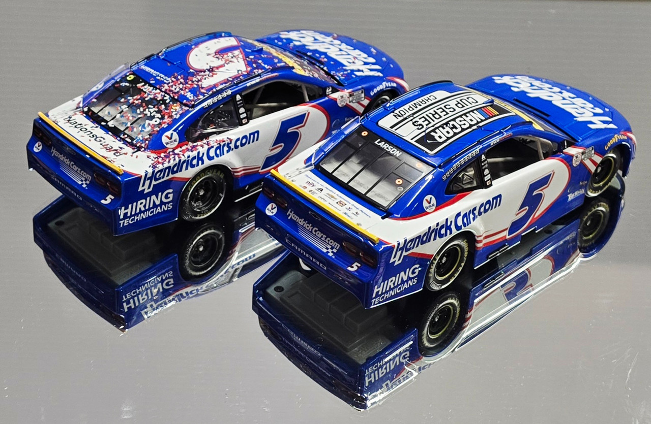KYLE LARSON 2021 CHAMP & CHARLOTTE WIN 2-CAR COMBO- CHAMPIONSHIP