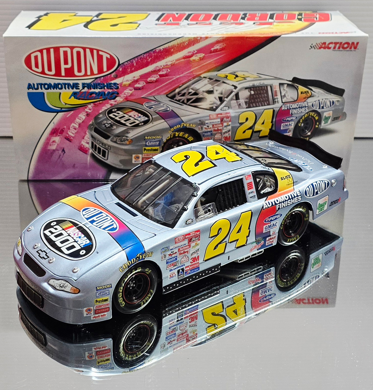 JEFF GORDON NASCAR 2000 SILVER SPECIAL PAINT SCHEME 1/18 ACTION