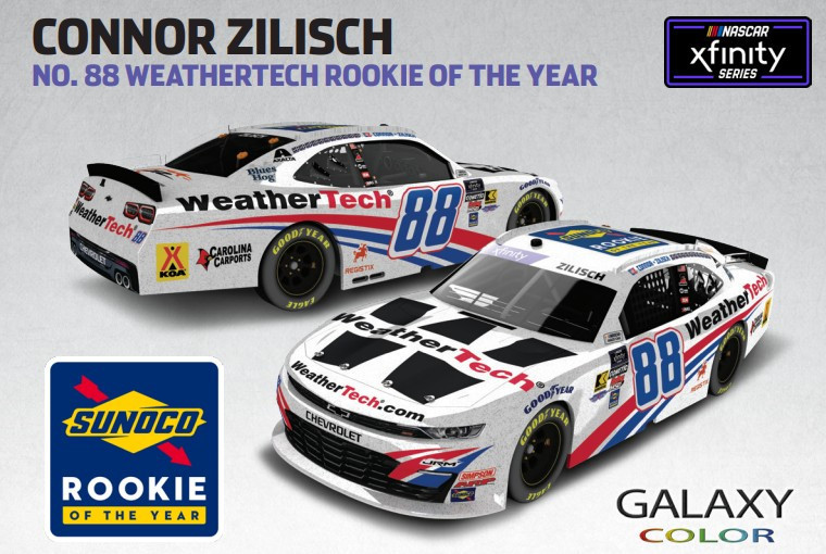 CONNOR ZILISCH 2025 ROOKIE OF THE YEAR WEATHERTECH *GALAXY COLOR