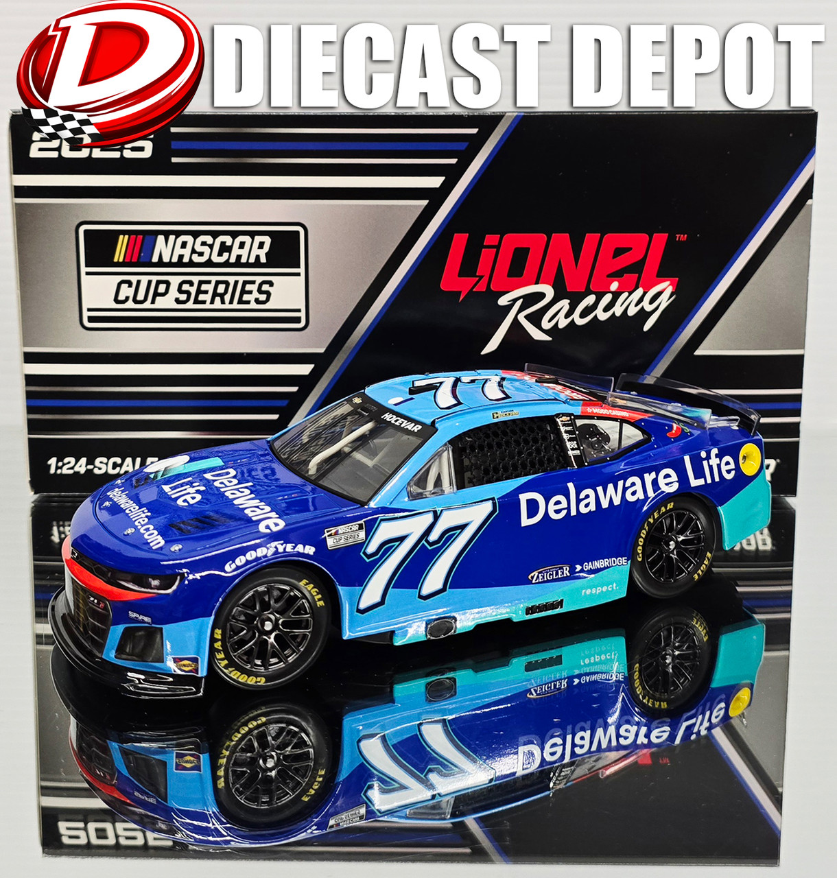 CARSON HOCEVAR 2025 DELAWARE LIFE 1/24 ARC DIECAST (LIMIT ONE)