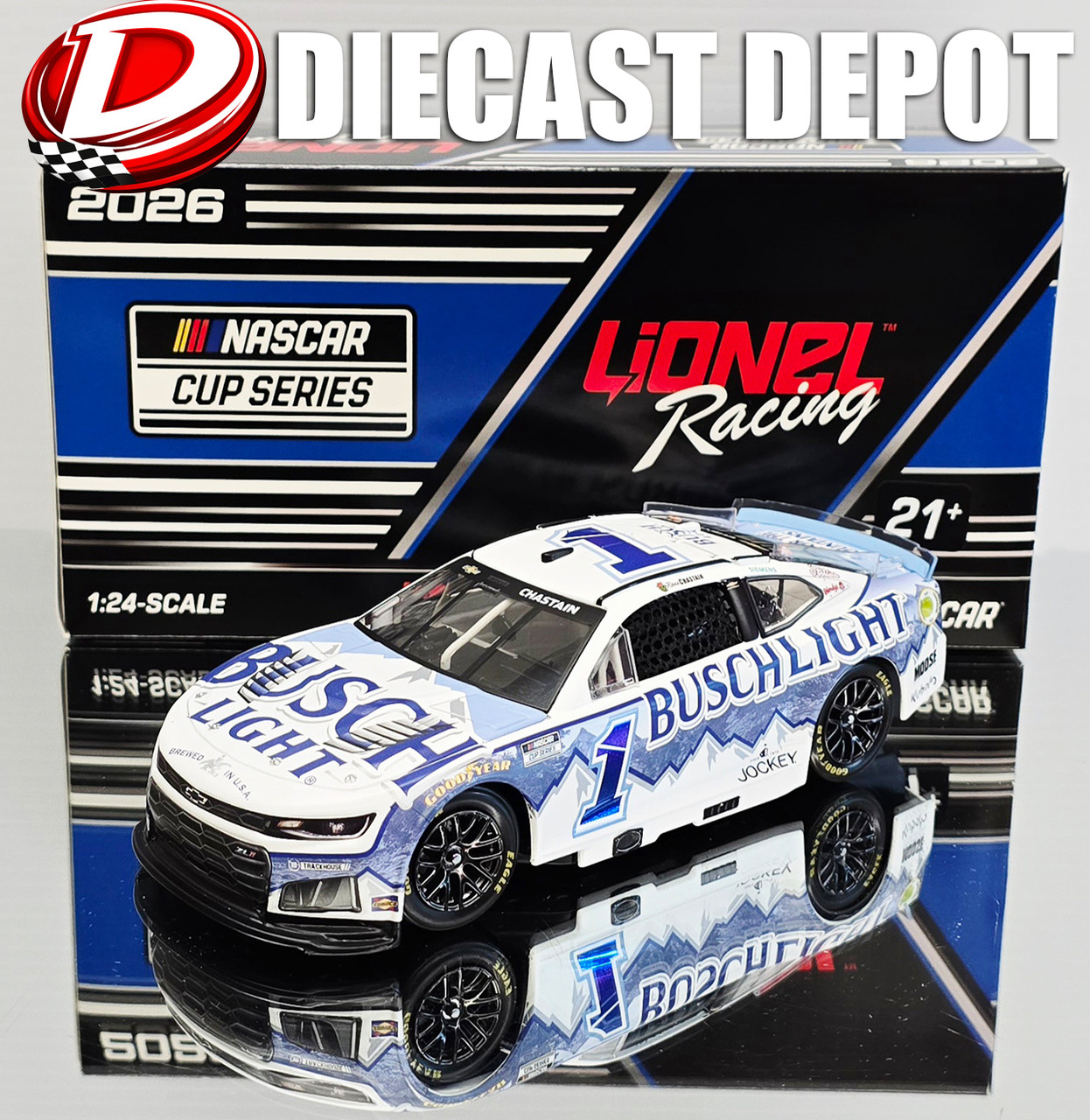 ROSS CHASTAIN 2026 BUSCH LIGHT 1/24 ARC DIECAST
