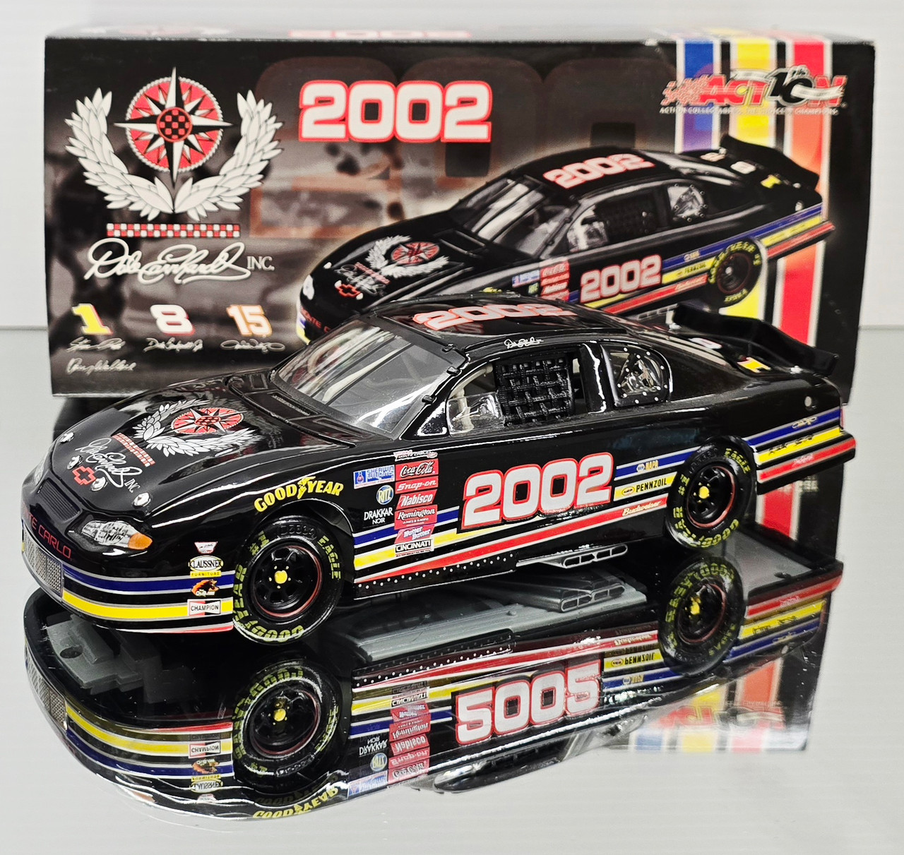 NASCAR デイル・アンハート　サンタ フィギュア DALE EARNHARDT SR 2001 GOODWRENCH GOLD 1/24 ACTION RACE FANS ONLY