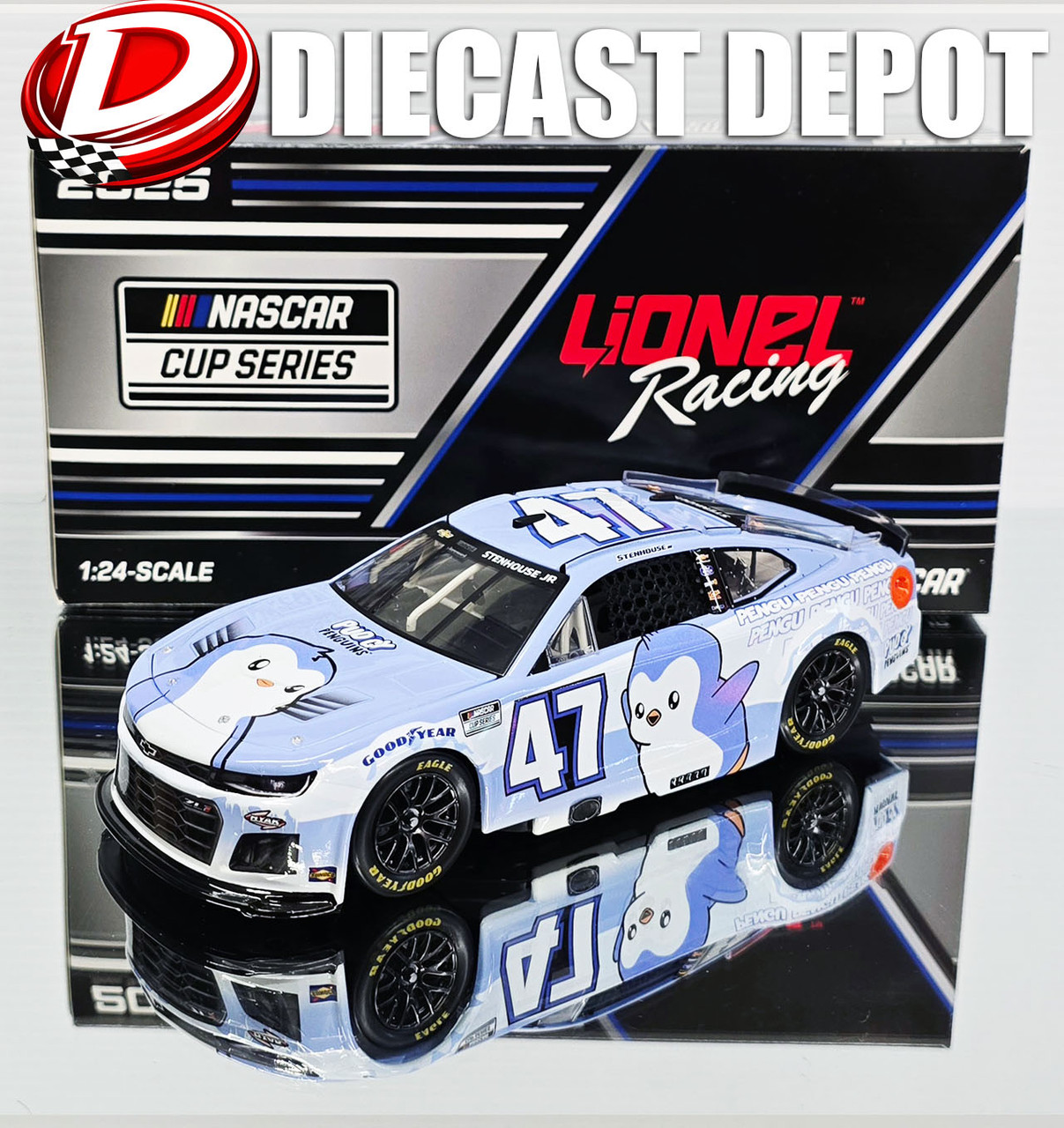 RICKY STENHOUSE JR 2025 PUDGY PENGUINS 1/24 ARC DIECAST