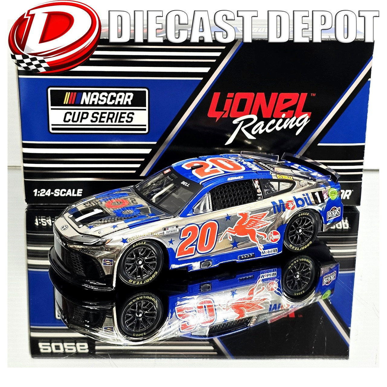 CHRISTOPHER BELL 2026 MOBIL ONE *COLOR CHROME* 1/24 ARC DIECAST
