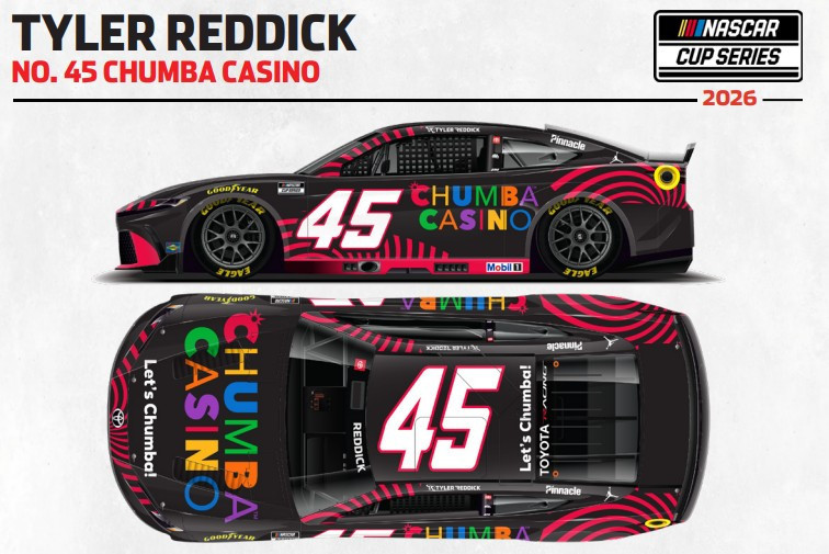 TYLER REDDICK 2026 CHUMBA CASINO *COLOR CHROME* 1/24 ARC DIECAST