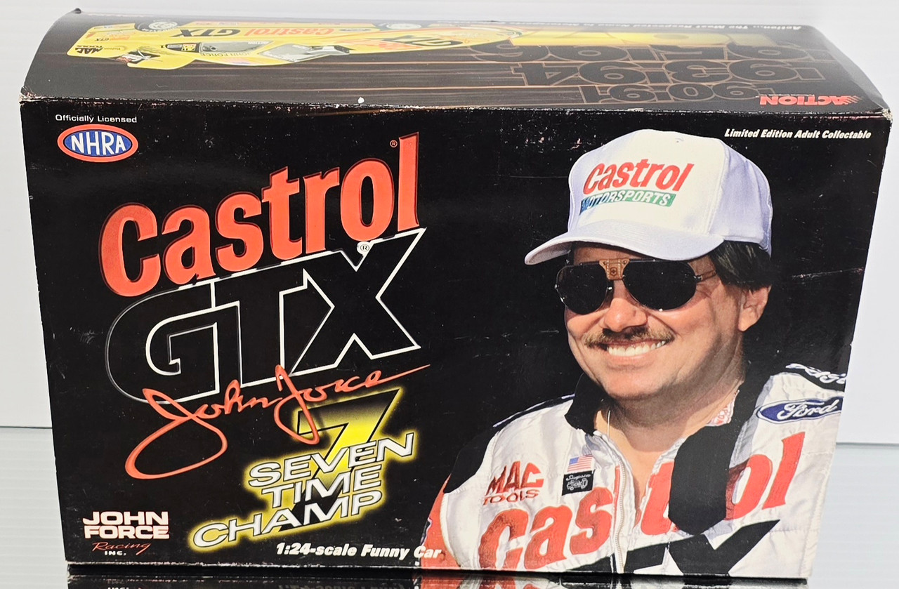 JOHN FORCE 1998 T-TIME CHAMPION CASTROL GTX FUNNY CAR 1/24 ACTION