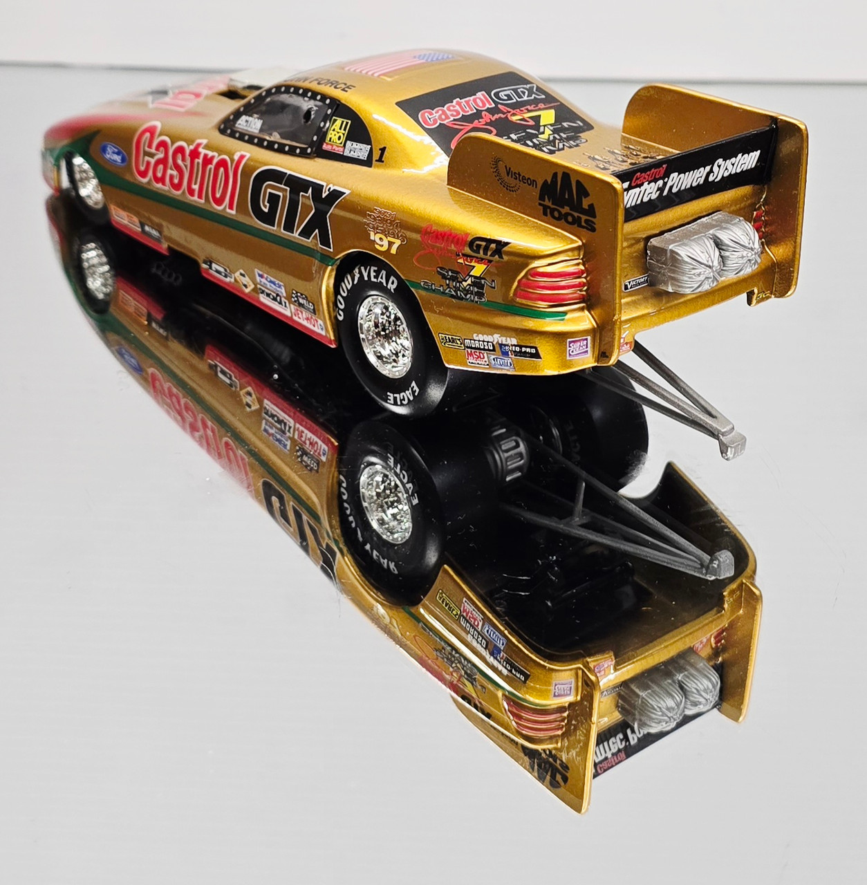 JOHN FORCE 1998 T-TIME CHAMPION CASTROL GTX FUNNY CAR 1/24 ACTION