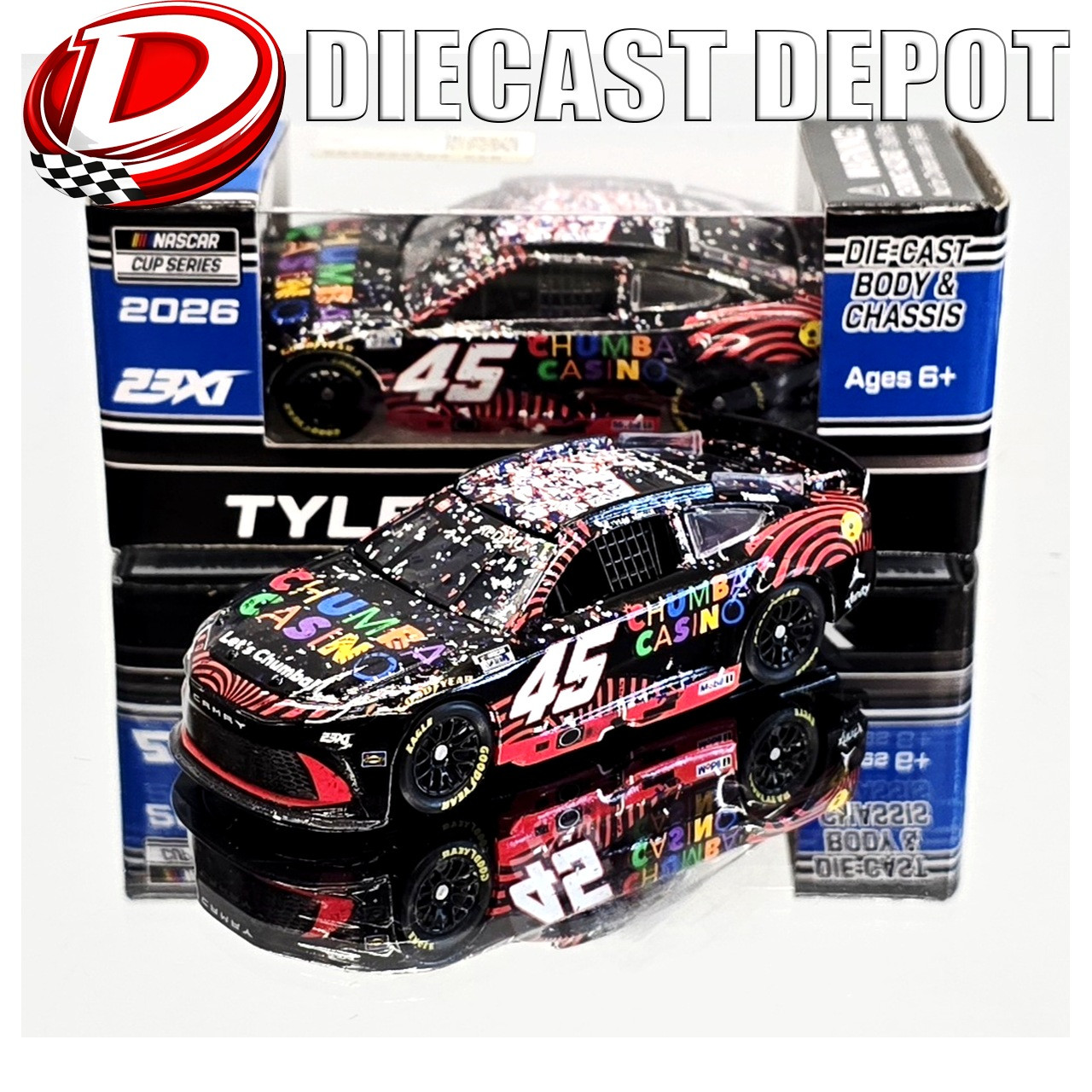 TYLER REDDICK 2026 DAYTONA 500 WIN CHUMBA CASINO RACED VERSION 1