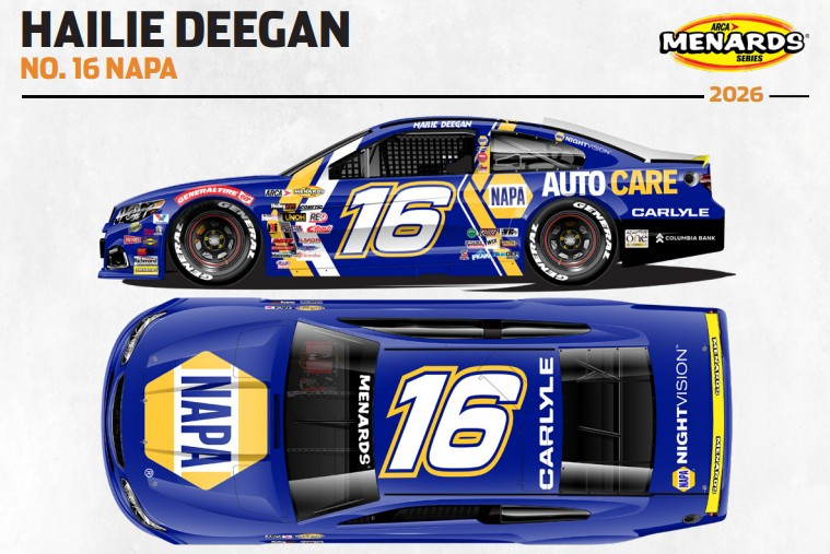 ル*ル様 a228-14】ナスカー カール・エドワーズ #99 4台セット HAILIE DEEGAN 2026 NAPA 1/24 ARC DIECAST (ADVANCED ORDER)