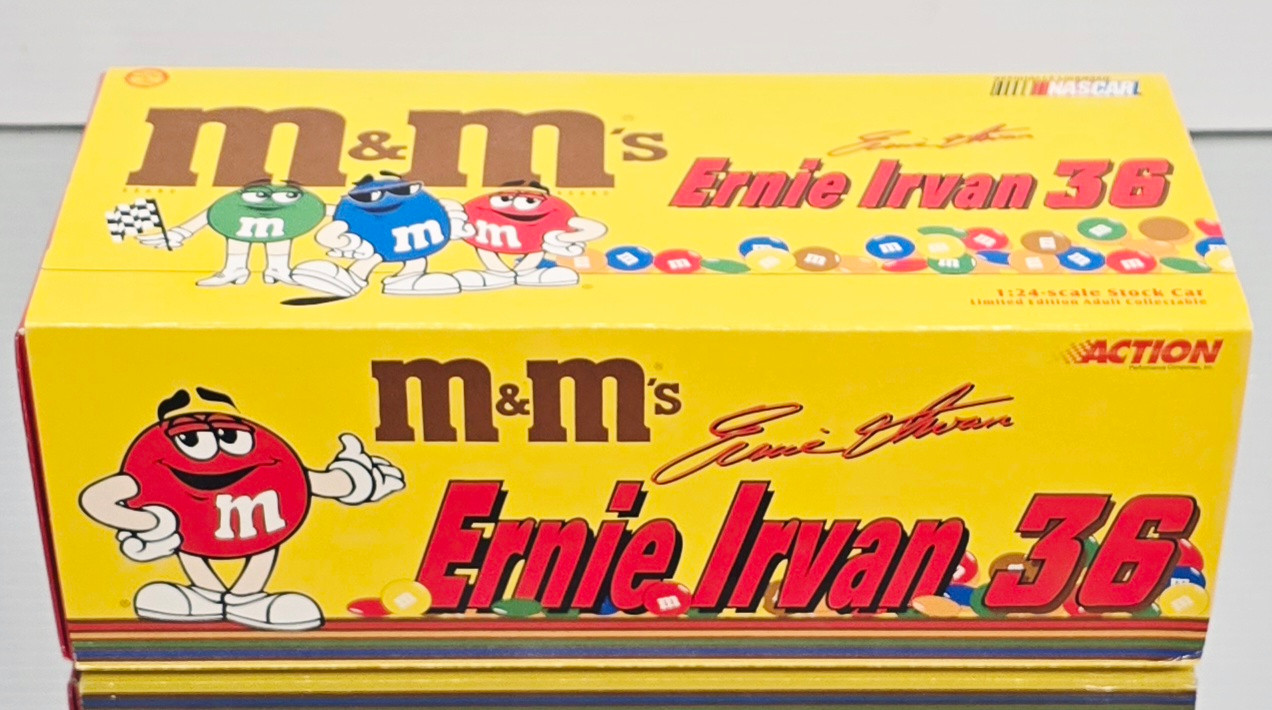 ERNIE IRVIN 1998 M&M'S PONTIAC 1/24 ACTION CWB DIECAST