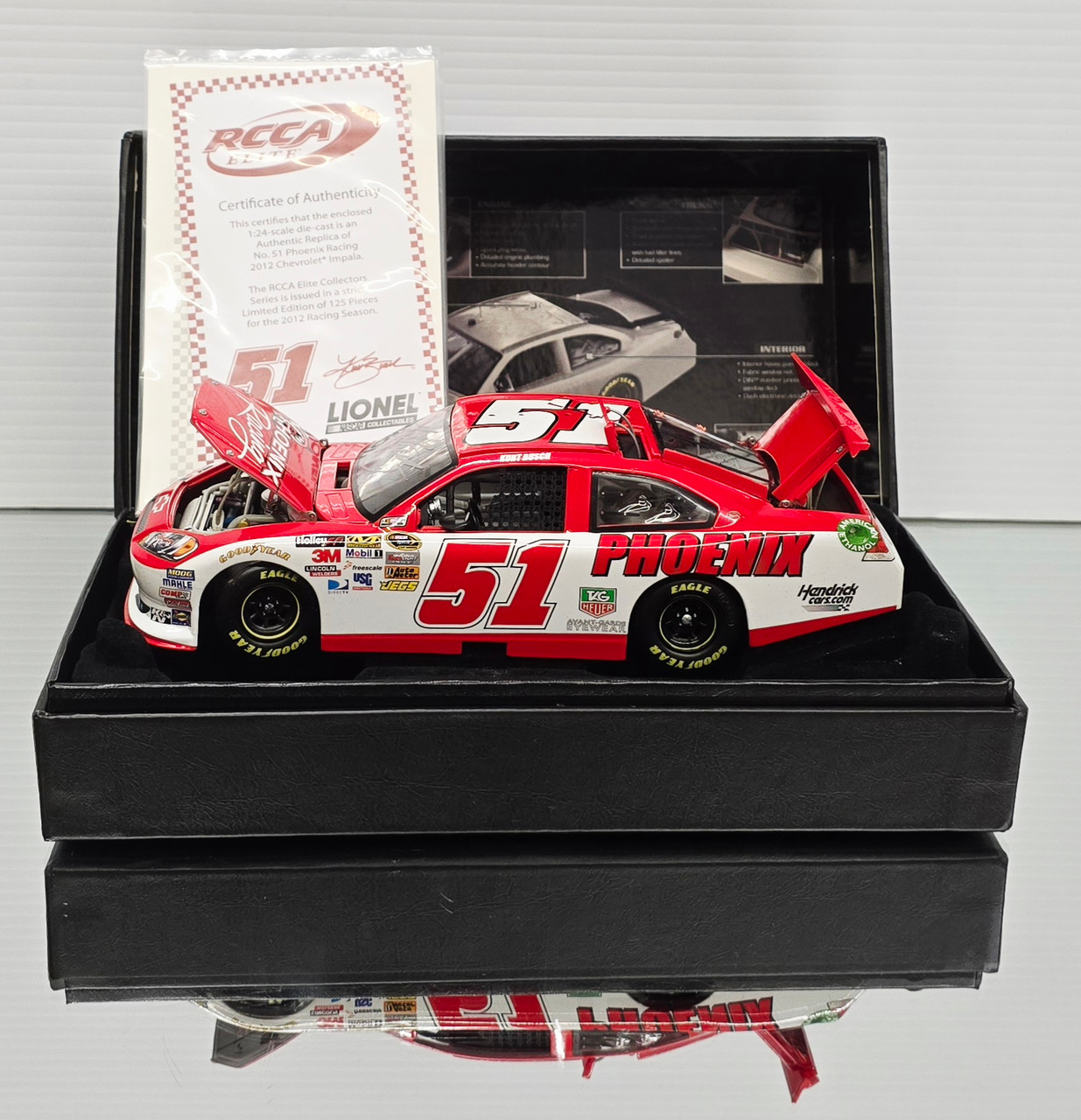 TONY STEWART 2012 MOBIL ONE PLATINUM 1/24 RCCA ELITE DIECAST
