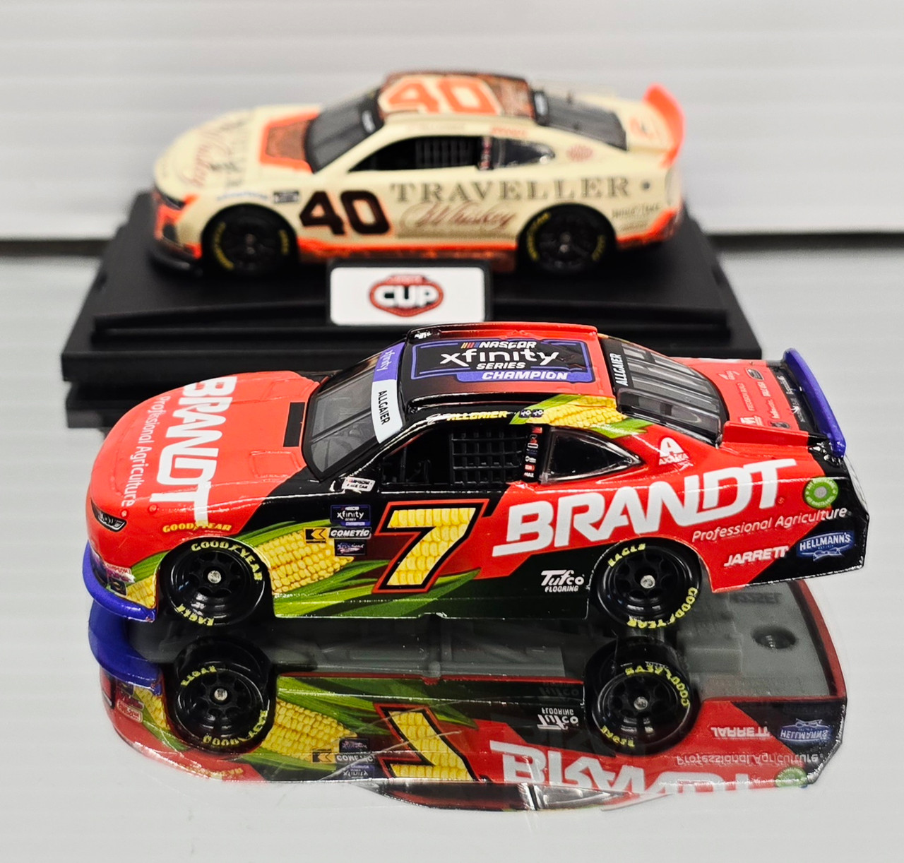 JUSTIN ALLGAIER 2-CAR COMBO: 2025 TRAVELLER WHISKEY & 2024