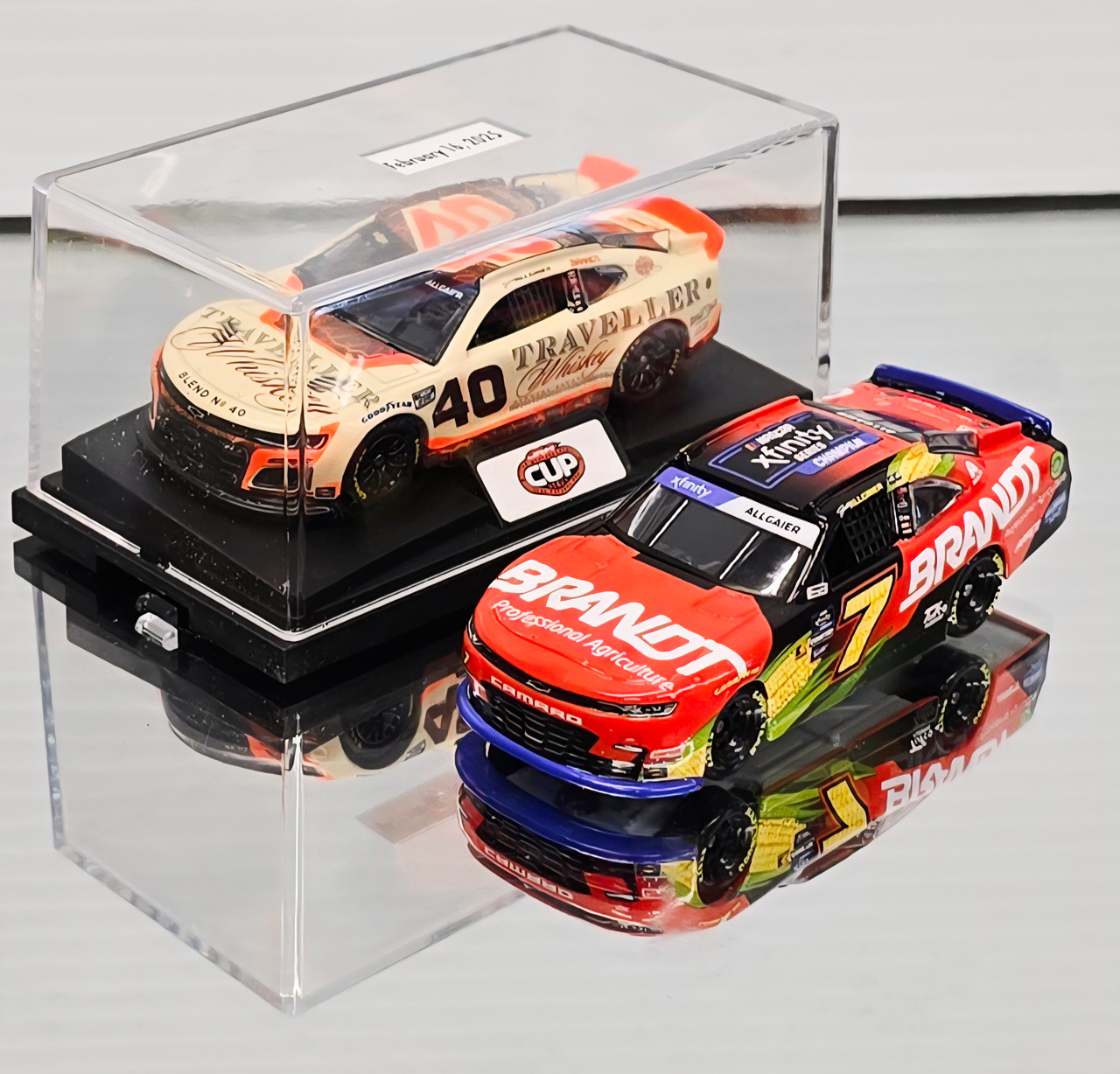 JUSTIN ALLGAIER 2-CAR COMBO: 2025 TRAVELLER WHISKEY & 2024