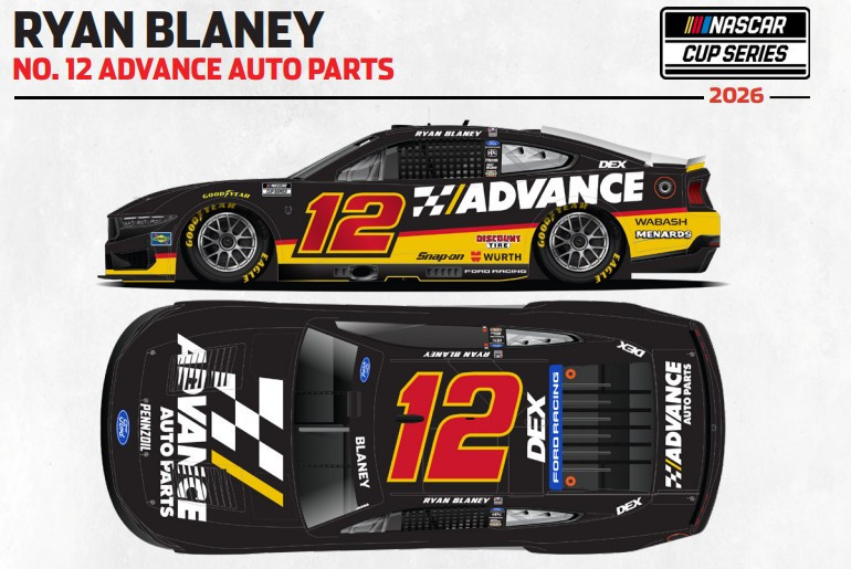 【未開封】 セルベリア スペシャルカラー・インスパイアード・イニシャルスケッチ RYAN BLANEY 2026 ADVANCE AUTO PARTS *COLOR CHROME* 1/24 ARC