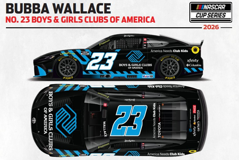 BUBBA WALLACE 2026 BOYS & GIRLS CLUBS OF AMERICA *COLOR CHROME* 1