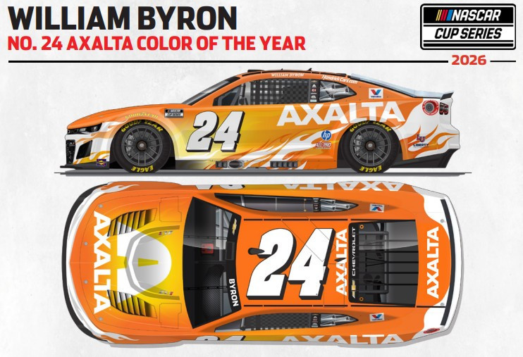 WILLIAM BYRON 2026 AXALTA COLOR OF THE YEAR 1/64 ARC DIECAST