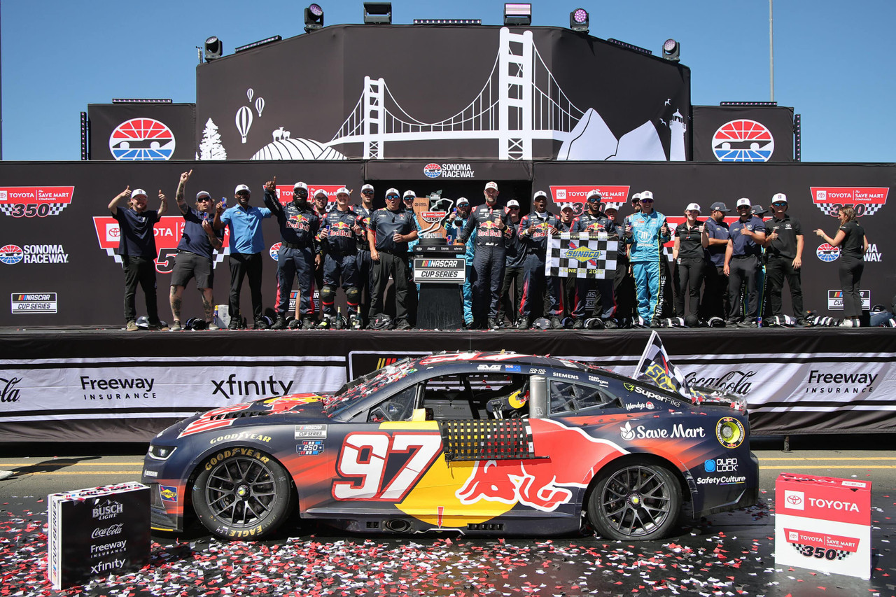 SHANE VAN GISBERGEN 2026 SONOMA WIN RED BULL RACED VERSION *COLOR