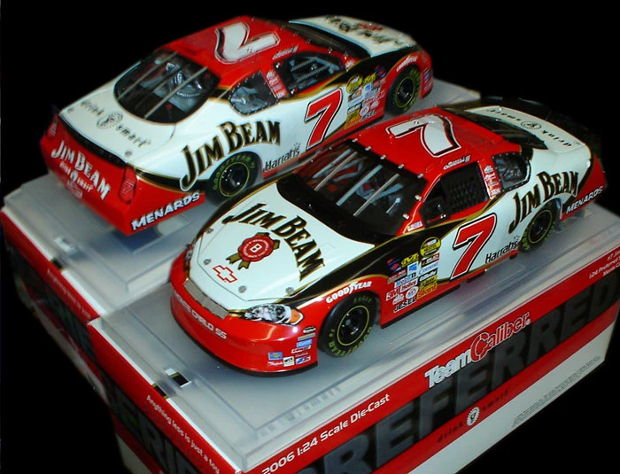 Team Robby Gordon ROBBY GORDON 2006 JIM BEAM 1/24 TEAM CALIBER PREFERRED