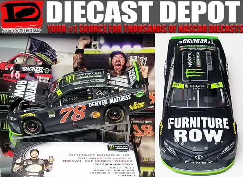 MARTIN TRUEX JR 2017 NASCAR MONSTER ENERGY SERIES CHAMPIONSHIP FURNITURE ROW 1/24 ACTION