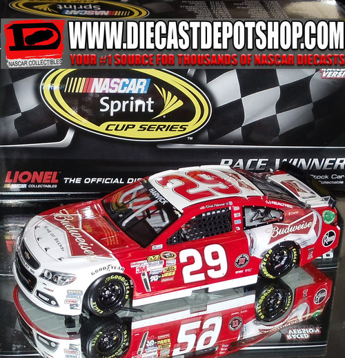 KEVIN HARVICK 2013 BUDWEISER - SPRINT UNLIMITED RACED VERSION 1/24 ACTION (GENERATION 6 FIRST WIN)