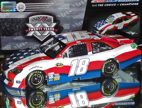 KYLE BUSCH 2011 OLD GLORY BRUSHED METAL 1/24 ACTION