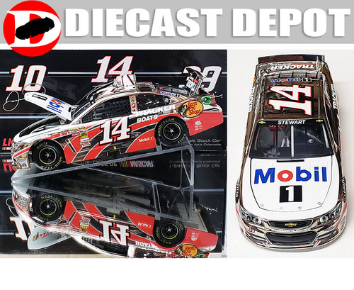 TONY STEWART 2013 BRUSHED METAL MOBIL ONE 1/24 ACTION DIECAST
