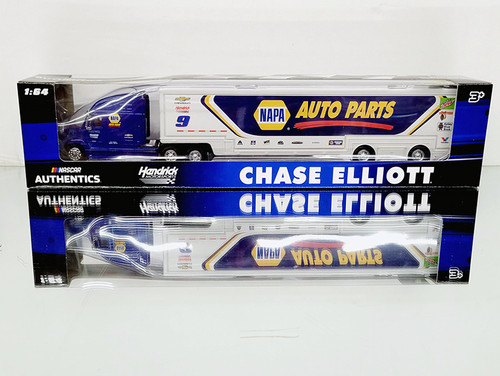 CHASE ELLIOTT 2019 NAPA TRANSPORTER 1/64 NASCAR AUTHENTICS HAULER