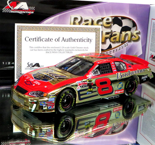 DALE EARNHARDT JR 2004 DAYTONA 500 WIN COLOR CHROME 1/24 ACTION
