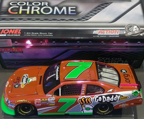 Danica Patrick NASCAR GoDaddy ミニカー 2015年 DANICA PATRICK 2015 GODADDY PAINT THE TRACK PINK 1/24 ACTION