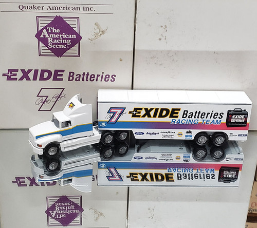 GEOFF BODINE 1994 EXIDE BATTERIES RACING TEAM TRANSPORTER 1/64