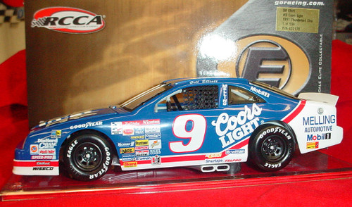 BILL ELLIOTT 1991 BLUE/WHITE COORS LIGHT THUNDERBIRD 1/24 SCALE