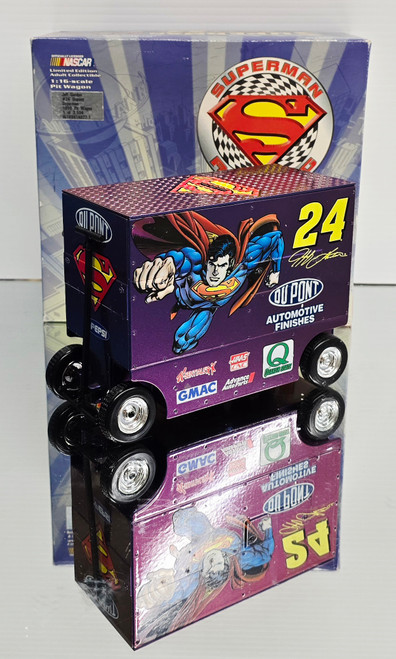 JEFF GORDON 1999 SUPERMAN PITWAGON 1/24 ACTION
