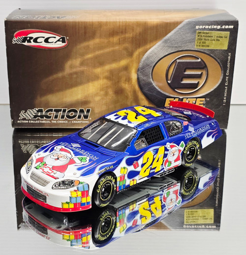 JEFF GORDON 2004 CHRISTMAS SAM BASS 1/24 RCCA ELITE DIECAST JEFF GORDON 2004 CHRISTMAS SAM BASS 1/24 RCCA ELITE DIECAST